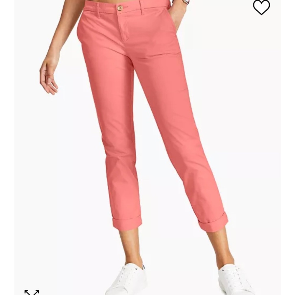 Tommy Hilfiger ankle cropped khaki pant